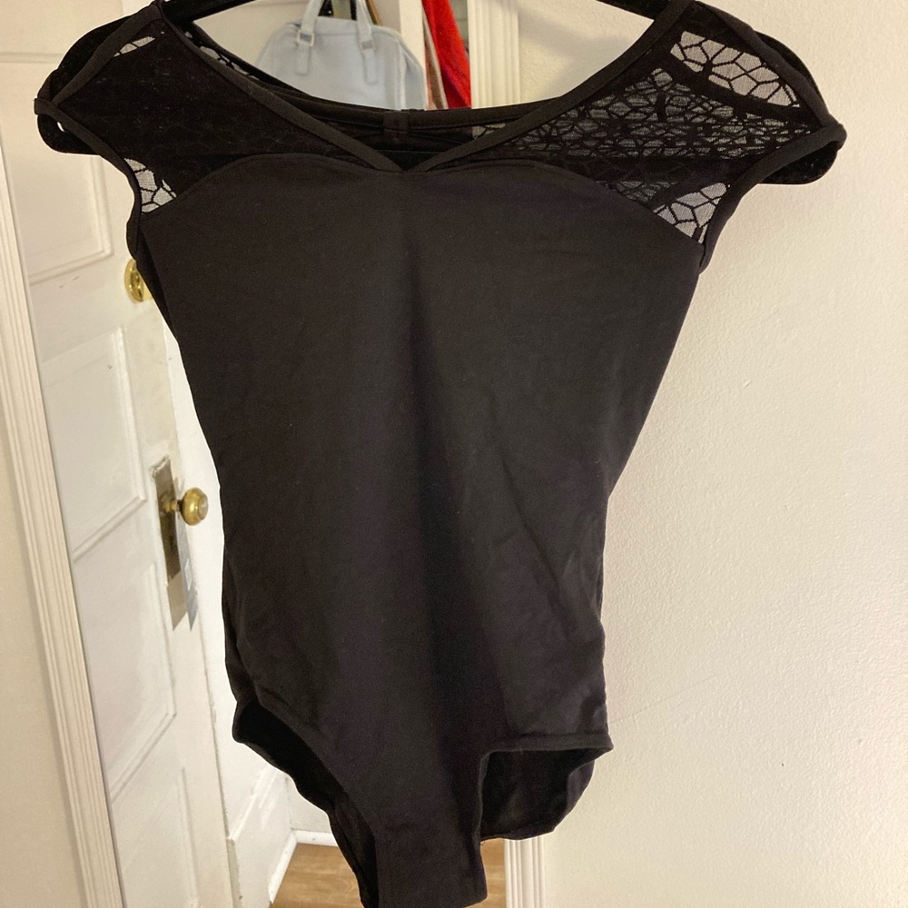 Bloch cap-sleeve leotard